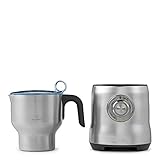 Breville Milk Café Frothe for Lattes, Cappuccinos and Hot Chocolate, One Size, Brushed Stainless Steel