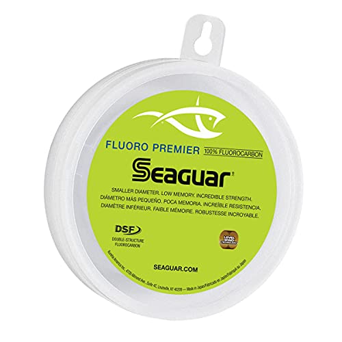 Seaguar 40FP25 Fluorocarbon Premier Leader Material, 40-Pound, 25-Yards