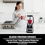 Ninja BN701 Professional Plus Blender, 1400 Peak Watts, 3 Functions for Smoothies, Frozen Drinks & Ice Cream with Auto IQ, 72-oz.* Total Crushing Pitcher & Lid, Dark Grey