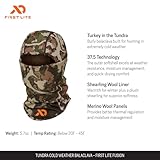 First Lite Tundra Cold Weather Balaclava - Warm Merino Wool Camo Hunting Face Mask - First Lite Fusion - One Size