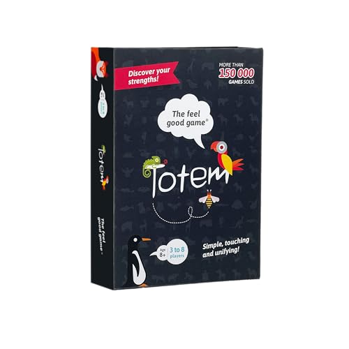 Totem the feel good game – Team Building, Therapy Games for Teens, Family Games for Kids and Adults, Counseling Activities, Boost Mindfulness, Social Emotional Skills and Self-Esteem
