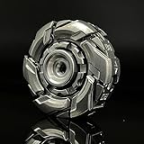 New Metal Deformation Mecha Fidget Spinner EDC Hand Spinner Fidget Toys Adult Anxiety Stress Relief Toys Office Desk Toys Gifts for Boyfriend and Father (Silver)