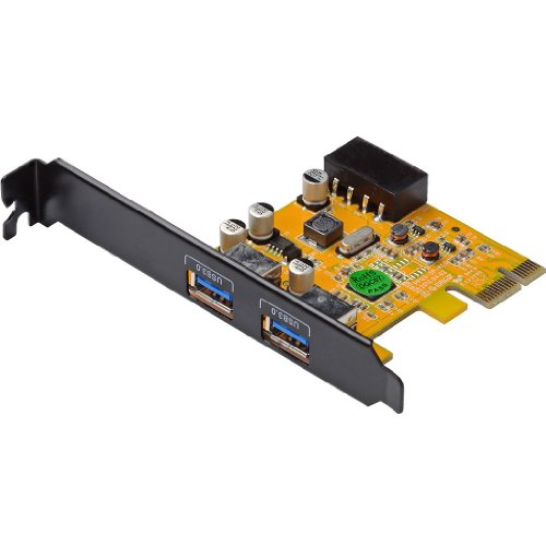 ORICO PFU3-2P USB 3.0 2 Port PCI Express Adapter Card Host Controller for Windows Mac PC Laptop