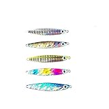 オルルド釣具 orurudo 10pcs 2.12 oz (60gram) Jig Saltwater Fishing Lure Metal jigs Long Cast Jigging qb100006a07n0