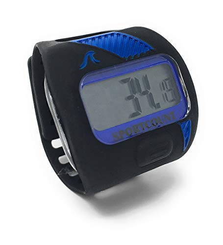 SC SPORTCOUNT LapCounter and Timer - Waterproof Lap Counter Timer for Swimming, Biking, Running Triathletes - Accurately Tracks Laps and Times to Help You Stay Focused