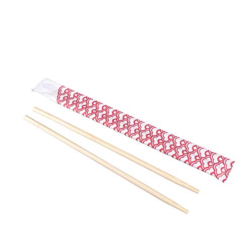 Karat U9001 9” Wrapped Bamboo Chopsticks (Pack of 1000 pairs)