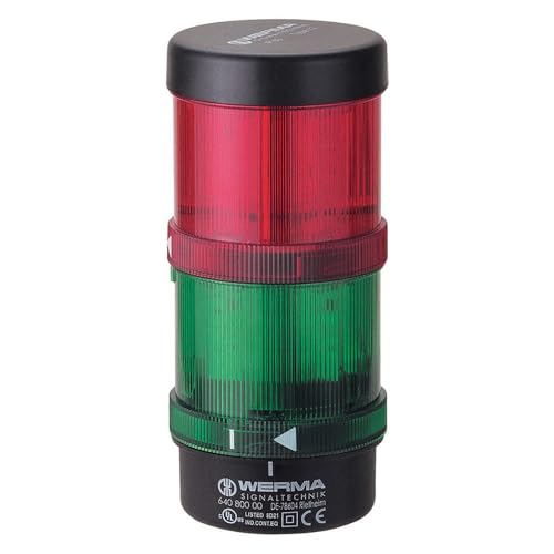 EUCHNER WERMA 649.240.04 64924004 Signal Tower KS71 BWM 24VAC/DC GN/RD