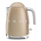 Smeg Electric Kettle Matte Champagne & 2-Slice Toaster Matte Champagne