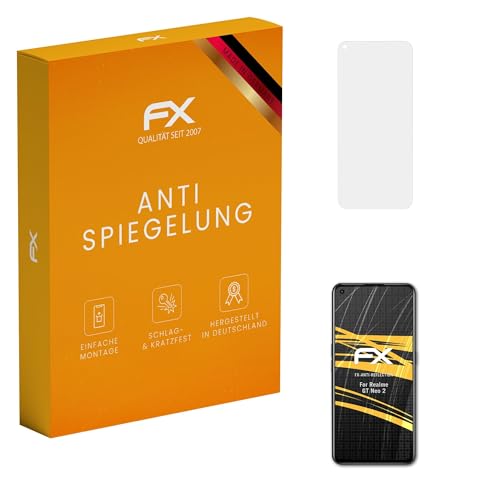atFoliX Screen Protector compatible with Realme GT Neo 2 Screen Protection Film, anti-reflective and shock-absorbing FX Protector Film (3X)