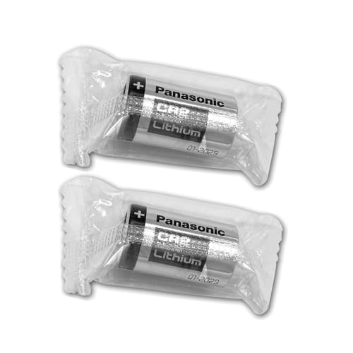 POWCAMAH 2 PCS CR2 Industrial Lithium Battery for CR2 3V Lithium Battery CR15H270 CR15270 15270 15266 DLCR2
