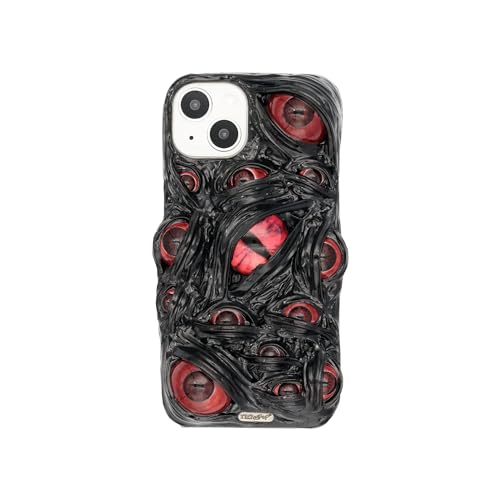 Techypop- Cat Eye in the Dark Handmade Phone Case (Compatible with iPhone 13)