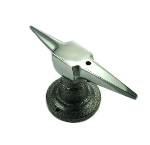 Mazbot Double Horn Anvil with Round Base - Perfect Jeweler's Tool for Forming and Shaping