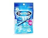 DenTek Easy Brush Wide Interdental Cleaners 16 Count (Pack of 6)