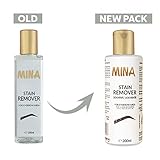 MinaiBrow Tint Kit Dark Brow | Natural Spot Coloring Brow Tinting Powder with Stain remover, Softly Removes Color from Skin - Smudge Proof Tint