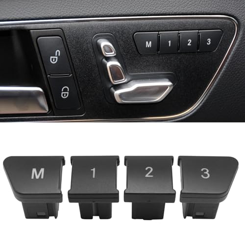 Jaronx Compatible with Mercedes Benz Seat Memory Button Replacement, Door Panel Buttons for C-Class W204,E-Class W212,ML W166,CLA W117,GLK X204,GL X166,CLS W218,GLA W156,GLE/GLS W166 (Left)