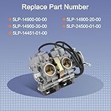 Carburetor with Fuel Valve Petcock Switch Air Filter Foam Replacement For Yamaha Raptor 660 660R YFM660 YFM 660R ATV Quad Carb 2001-2005 Carb Replaces 5LP-14900-00-00 5LP-14900-20-00 5LP-14900-30-00