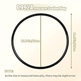 Aocies 09924 Pressure Cooker Canner Sealing Ring/Overpressure Plug for Presto 0128202, 0128203, 0128303, 0128204,0128206, 0126306 6 & 8 Quart Pressure 2 Pack