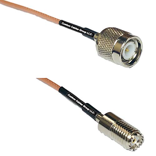 1 feet RG316 TNC Male to Mini UHF Female RF Pigtail Coaxial Cable