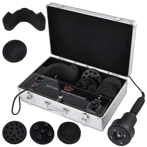 CAMXTOOL Electric Vibration Cellulite Massager, Handheld Fat Remover Massage, Box Type Full Body Cavitation Machine, Back Massager Body Shaping Machine for Neck Back Shoulder