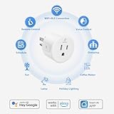 Eightree Smart Plug 5GHz & 2.4GHz, Smart Outlet WiFi Socket with APP Remote Control, Compatible with Alexa & Google Home, 4 Packs