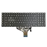 GinTai Laptops Keyboard RGB Backlit US Replacement for HP Omen 17-CB 17-cb1070nr 17-cb1072nr 17-CB1080NR 17-cb0050nr NSK-XP2BQ 9Z.NF3BQ.201 L32775-001