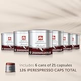 illy Coffee iperEspresso Capsules - Single-Serve Coffee Capsules & Pods - Single Origin Coffee Pods – Guatemala Bold Roast, Notes of Chocolate - For iperEspresso Capsule Machines – 21 Count, 6 Pack