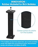 AquaMiracle New Innovative Rubber Air Stone for Large Aquarium, 8”x1.52” Fish Tank Air Stone 1-Pack, Air Bubbler Oxygen Air Diffuser for Pond Aerator