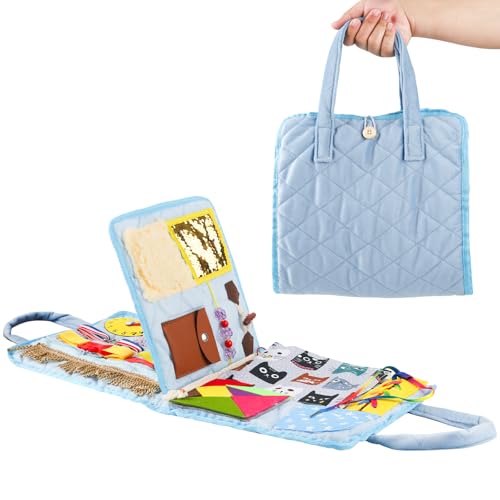 Fidget Blanket for Adults with Dementia,Dementia Activities for Seniors,Alzheimers Products for Elderly,Toys for Alzheimers Patients,Sensory Busy Board,Games for Senior Dementia Patients.