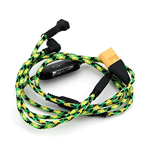 for TBS Sky Cable for FATSHARK FPV Glasses Power Cable 2-6s FPV Racing Accessories (Color : Green)