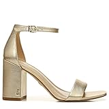 Sam Edelman Women's Daniella Sandal, Molten Gold Metallic Leather, 7.5 M US