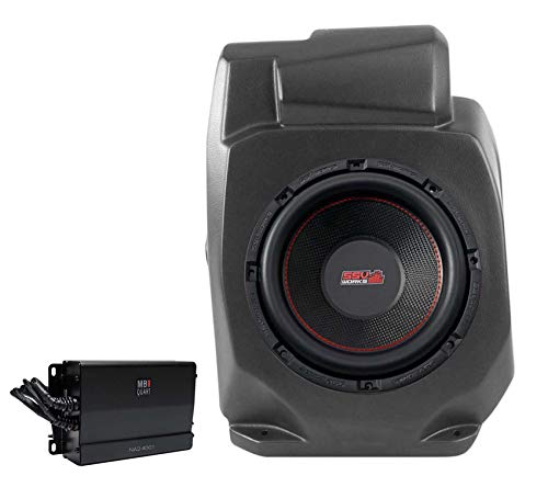 SSV RZ5-UD10U Under Dash 10" Subwoofer+MBQ Amp for Polaris RZR Pro XP/Pro XP 4