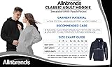 ALLNTRENDS Backwood Hoodie Adult Graphic Backwood Hooded Sweatshirt (L, Black)