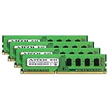 A-Tech 8GB (4 x 2GB) DDR3 1066MHz PC3-8500 Desktop RAM Kit | Non-ECC Unbuffered DIMM 1.5V 240-Pin Memory Upgrade Modules