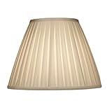 Stiffel ST134 Accessory - 8x16x12 Inch Softback Empire Box Pleat Lamp Shade, Ivory Shadow Finish