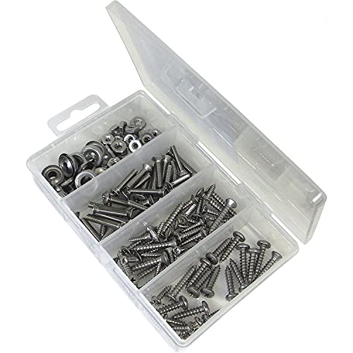 Shoreline Marine Screw Kit Stainless Steel (168 pieces)