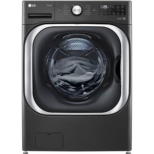 LG WM8900HBA 5.2 Cu. Ft. Black Steel Front Load Washer