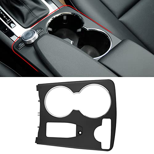 Jaronx Compatible with Mercedes Benz Cup Holder Trim Cover, W204 Center Console Cupholder Trim Replacement C Class Cup Holder Frame for W204 C180 C200 C230 C250 C280 C300 C350 2008-2014 A2046800307