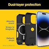 OtterBox iPhone 16e, iPhone 15, iPhone 14, and iPhone 13 Commuter Series Case - MagSafe Edition - Blue, Slim & Tough, Pocket-Friendly, with Port Protection - Crisp Denim