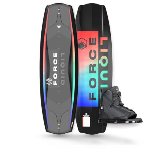 Liquid Force 2024 Trip 144cm Wakeboard with Index Size 8-12 Wakeboard Bindings Package
