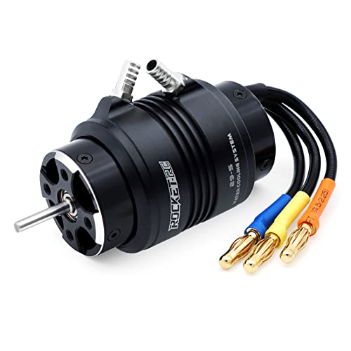 2958 Brushless Rc Boat Motor, Surpass Hobby 4950KV Brushless Motor with Cooling Set for RC Boat