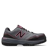 New Balance womens Composite Toe 589 V1 Industrial Shoe, Gray/Pink, 7 Wide US