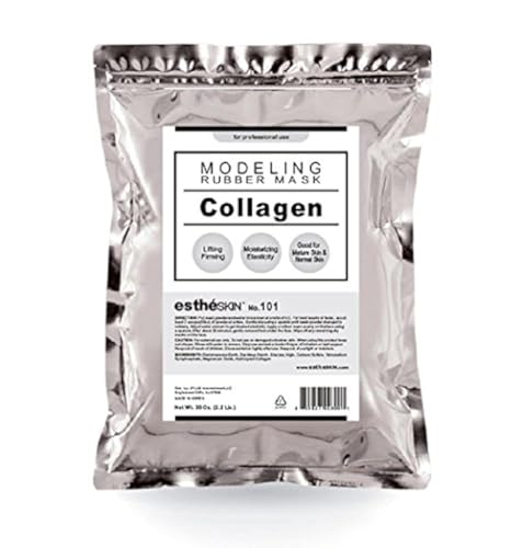 estheSKIN No.101 Collagen Peel Off Type Modeling Rubber Mask for Facial Skin Care Treatment, 35oz