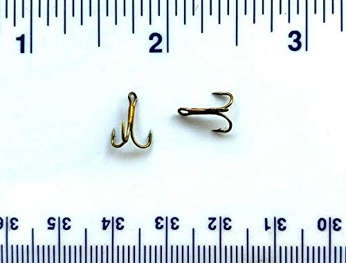 50 Gerry's Tackle 3X Strong Bronze Treble Hooks Size 16