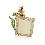 Jay Strongwater Ilsa Tulip 3" x 4" Frame - Flora #SPF5808256