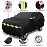 Waterproof Car Cover Replace for 2008-2025 Lexus LX/Toyota Land Cruiser, 6 Layers All Weather Car Covers with Zipper Door & Windproof Bands for Snow Rain Dust Hail Protection (Land Cruiser)