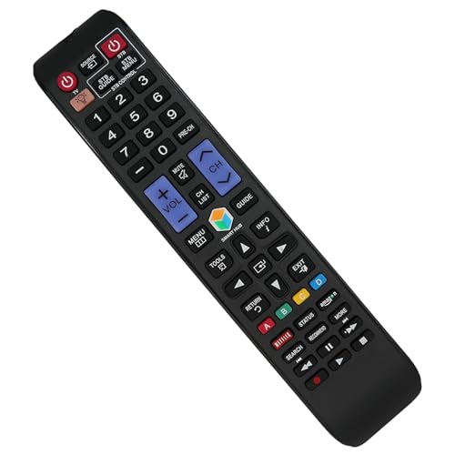 Replacement Remote Control for Samsung UN40J5200 UN43J5200 UN48J5200 UN32J5205AF UN40J5200AF UN43J5200AF Smart 3D LED HDTV TV