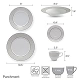 Mikasa Parchment Dinnerware Set, 40 piece set, Service for 8