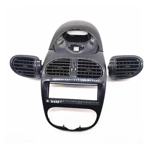Compatible With Peugeot 206 Dashboard Air Outlet 206CC Air Conditioning Panel，Compatible With Citroen C2 FASCIA PANEL FACE PLATE DASHBOARD WATCH(Four-piece suit)