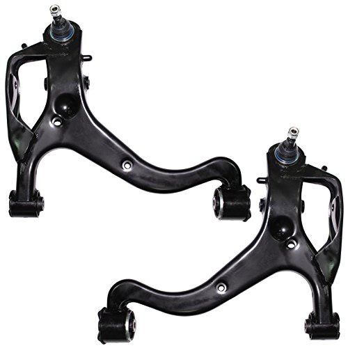 TRQ Front Lower Control Arm with Ball Joint Set Compatible with 2006-2013 Land Rover Range Rover Sport