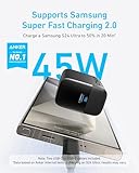 Anker 45W USB C Charger Block, PPS Fast Charger with USB-C Cable for iPhone 16/15 and More Series, iPad, Galaxy S24 Ultra (2-Pack 5 ft Cable Included)